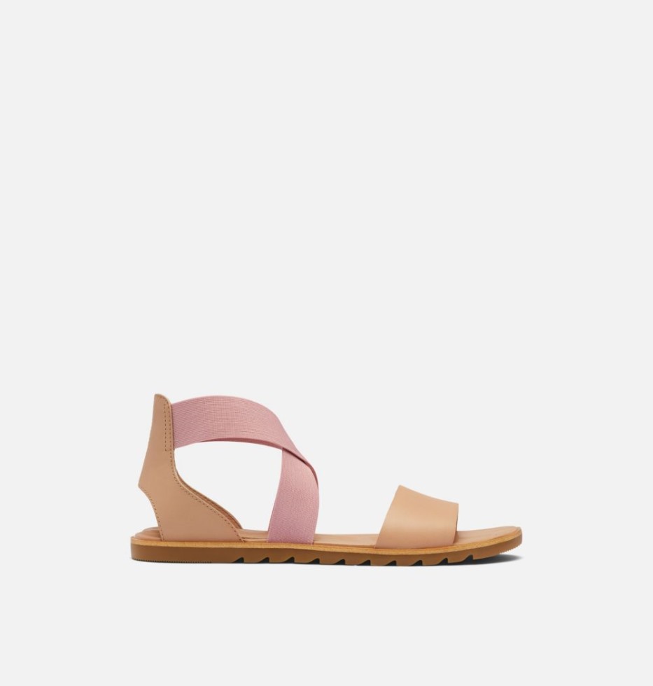 Sorel Switzerland Damen Ella Ii Sandale Ehrlich Beige-radiergummi Rosa