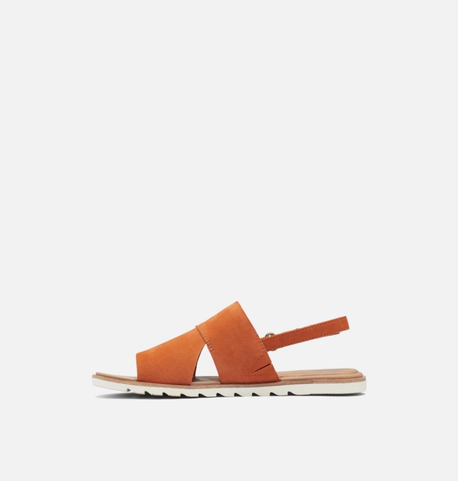 Sorel Switzerland Ella Ii Slingback Sandale Damen Desert Sun-chalk