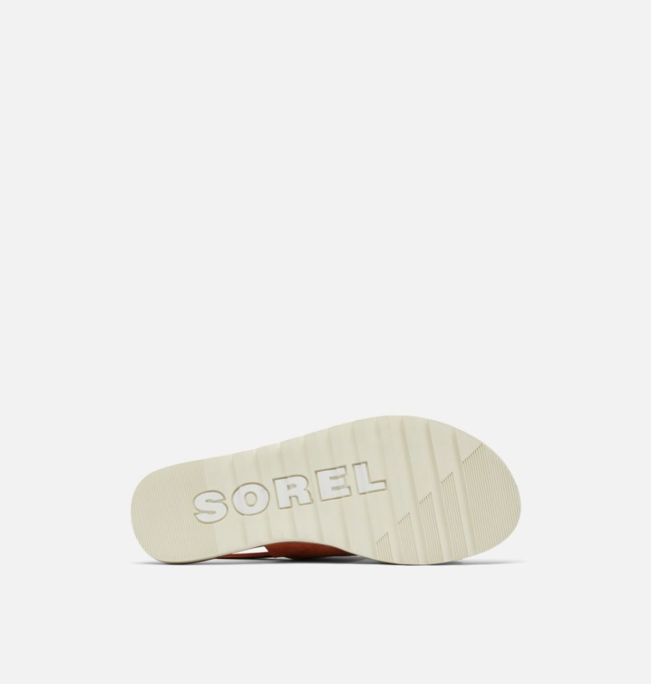 Sorel Switzerland Ella Ii Slingback Sandale Damen Desert Sun-chalk