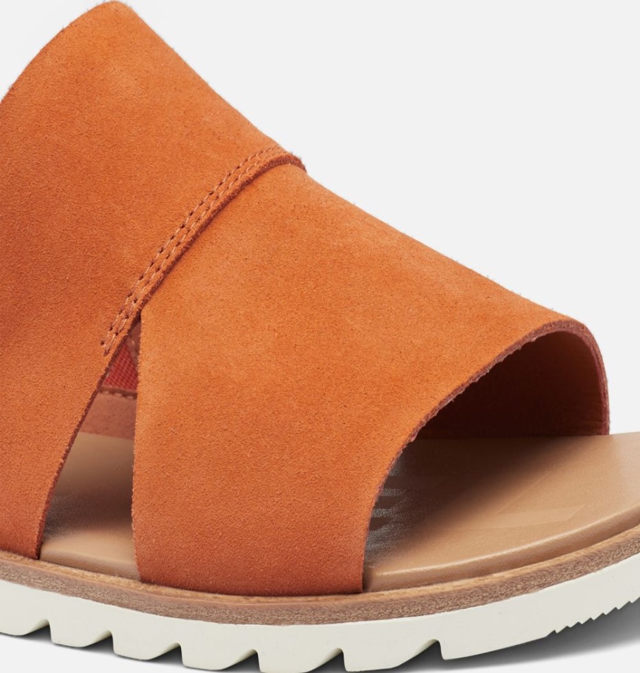 Sorel Switzerland Ella Ii Slingback Sandale Damen Desert Sun-chalk