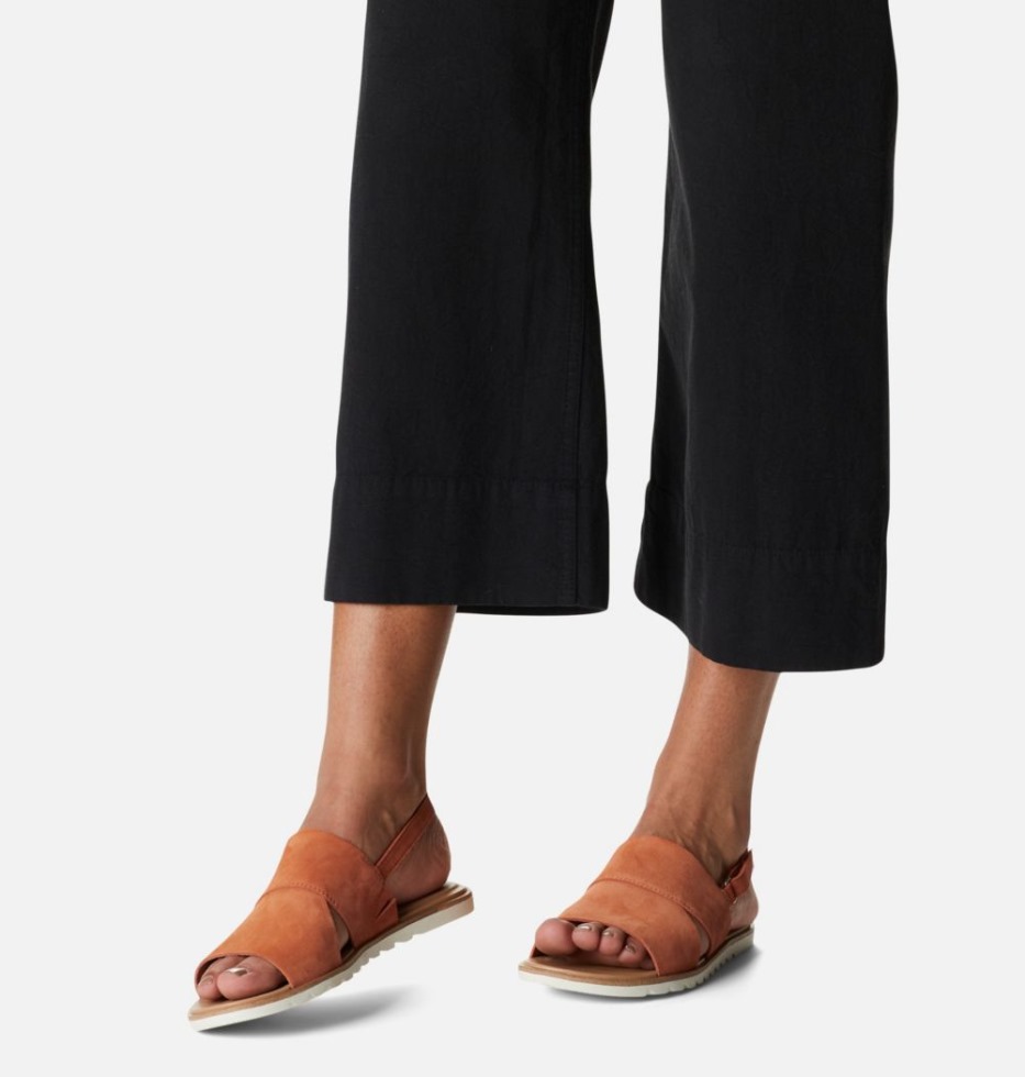 Sorel Switzerland Ella Ii Slingback Sandale Damen Desert Sun-chalk