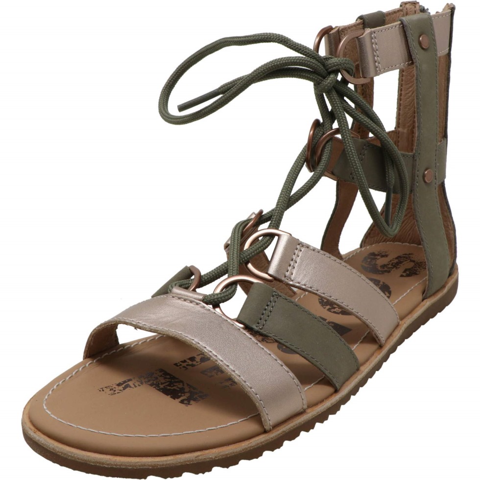 Sorel Switzerland Ella Gladiator-Sandalen Zum Schnüren Für Damen Sage