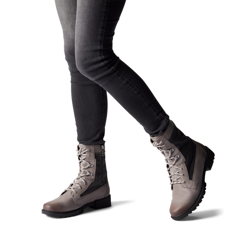 Sorel Switzerland Emelie Lace Boot Dark Moosschwarz Für Damen