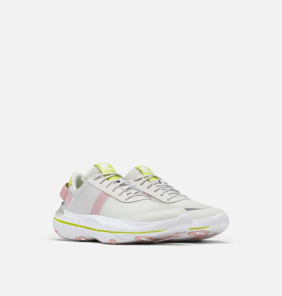 Sorel Switzerland Damen Explorer Blitz Freizeit Schnürsneaker Moonstone-white