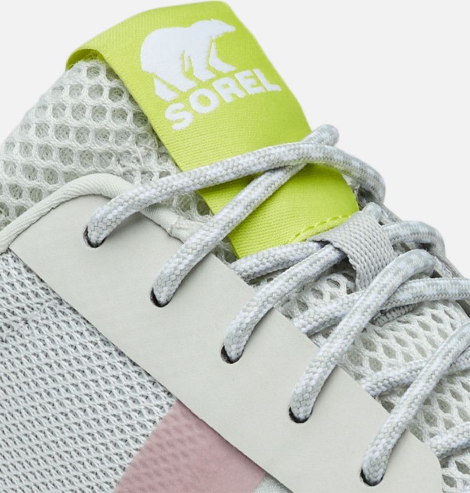 Sorel Switzerland Damen Explorer Blitz Freizeit Schnürsneaker Moonstone-white