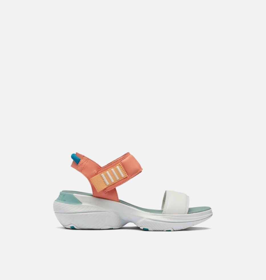 Sorel Switzerland Damen Explorer Blitz Stride Sandale Paradiso Peach-sea Salt