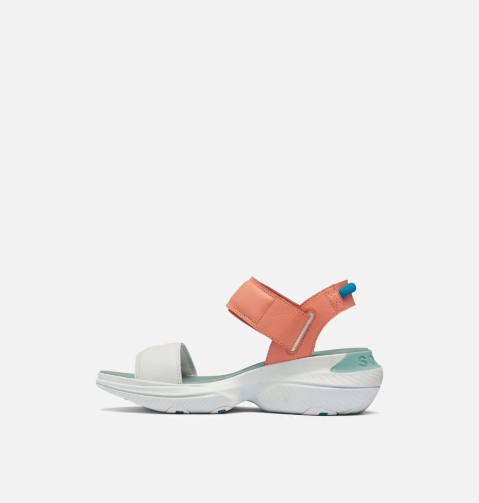 Sorel Switzerland Damen Explorer Blitz Stride Sandale Paradiso Peach-sea Salt