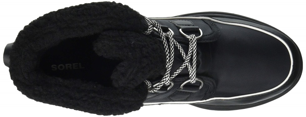 Sorel Switzerland Damen Explorer Carnival Snow Boot Black Sea Salt