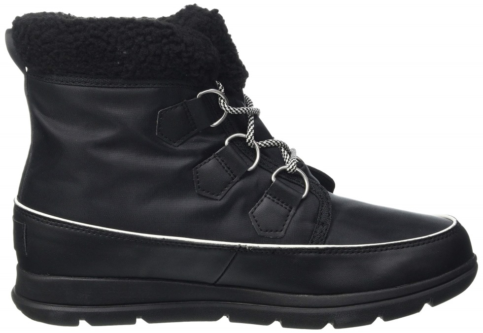 Sorel Switzerland Damen Explorer Carnival Snow Boot Black Sea Salt