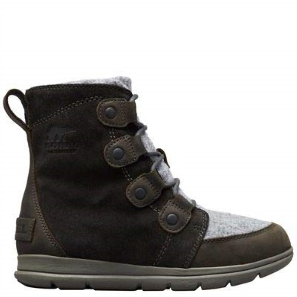 Sorel Switzerland Damen Explorer Joan Winterstiefel Für Damen Geschwärzt Braun