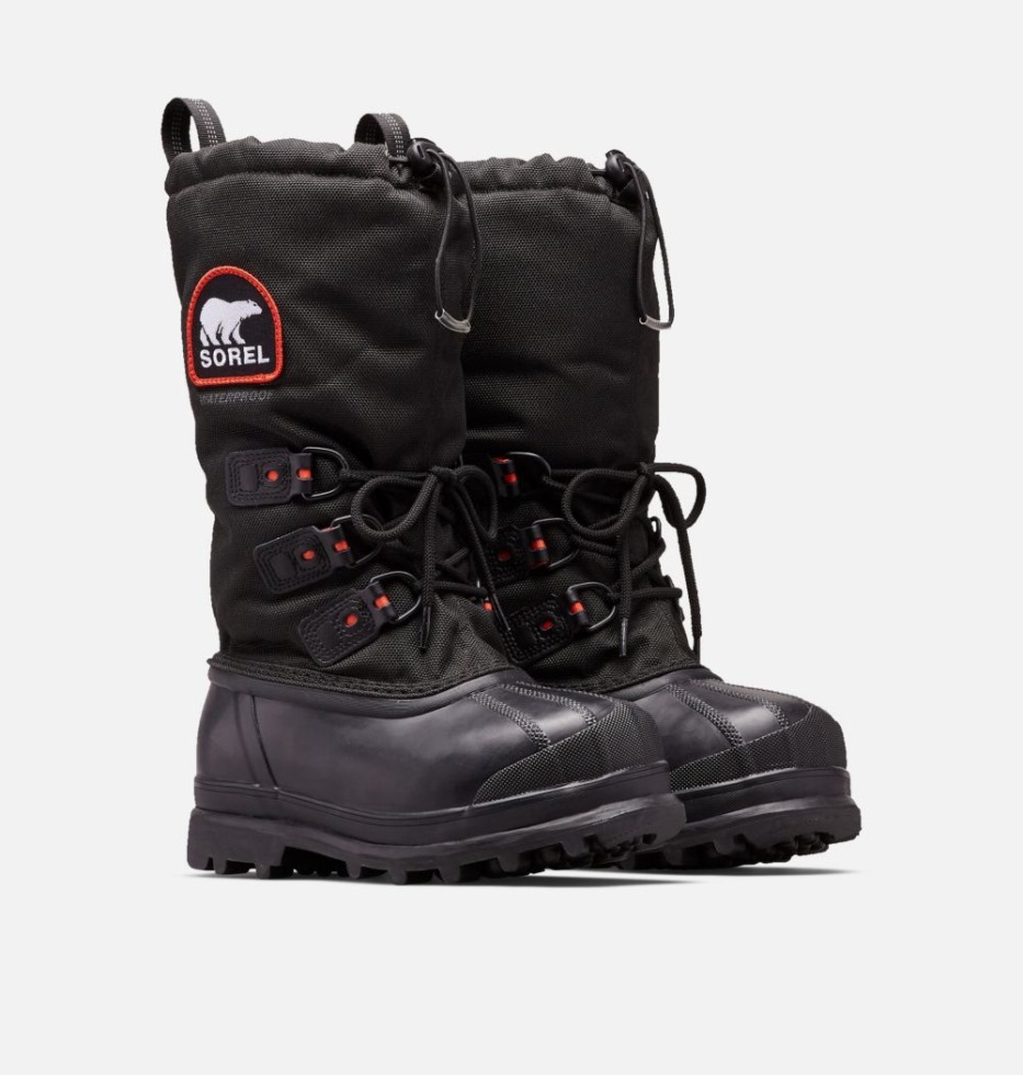 Sorel Switzerland Damen Gletscher Xt Stiefel Schwarz-roter Quarz