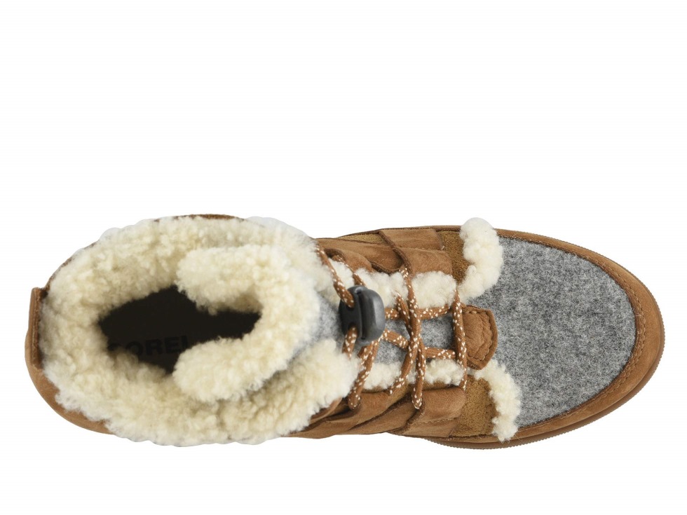 Sorel Switzerland Damen Joan Of Arctic Wedge Ii Gemütlicher Wanderschuh Camel Brown