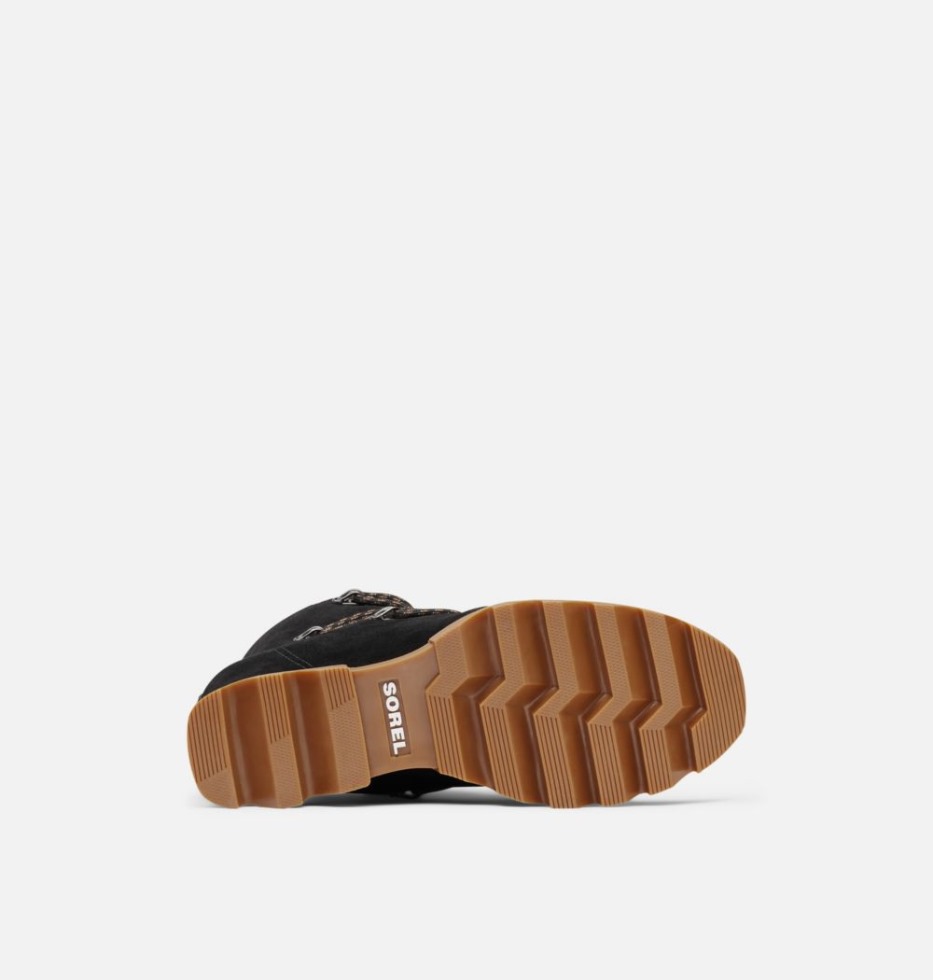 Sorel Schweiz Damen Joan Of Arctic Wedge Iii Lace Cosy Bootie Black-sea Salt