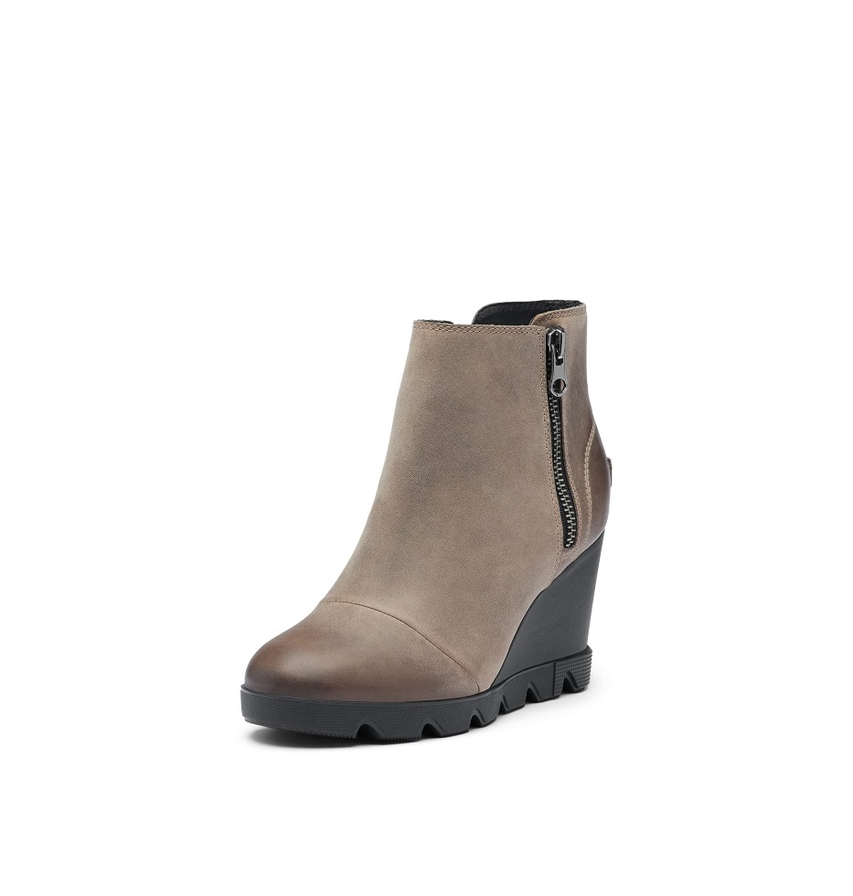 Sorel Switzerland Joan Uptown Zip Bootie Omega Taupe-chalk Für Damen
