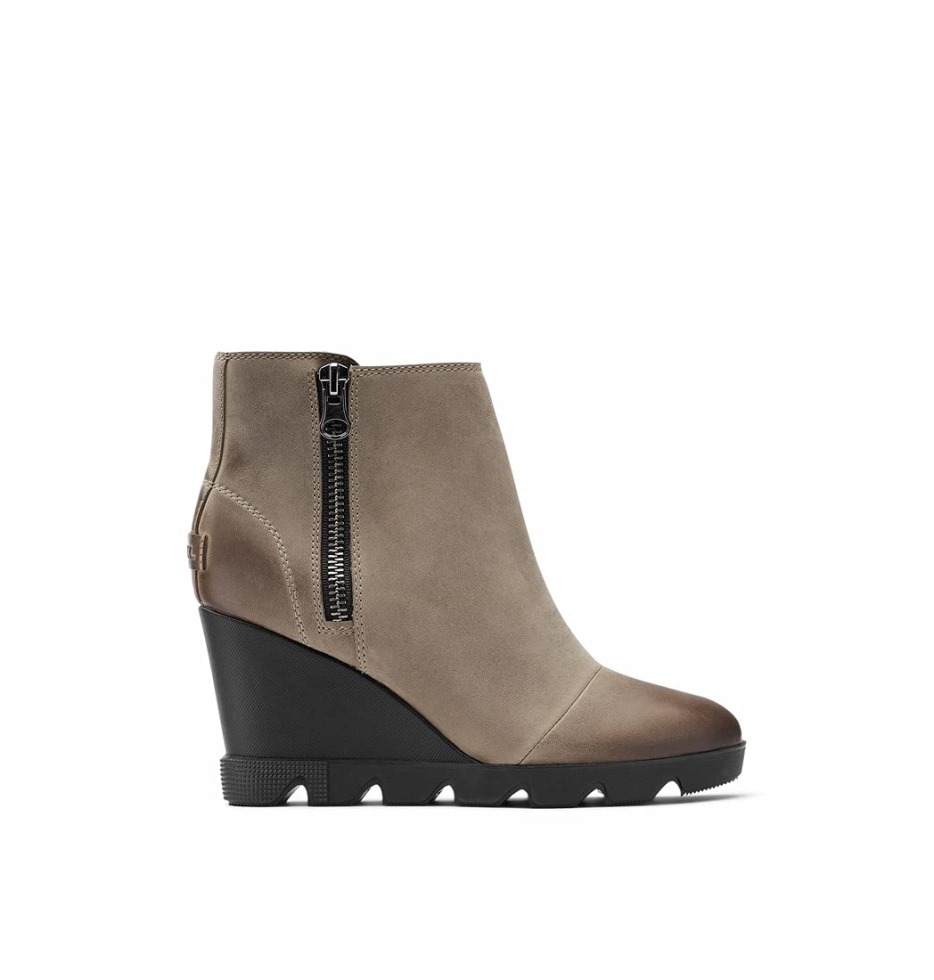 Sorel Switzerland Joan Uptown Zip Bootie Omega Taupe-chalk Für Damen