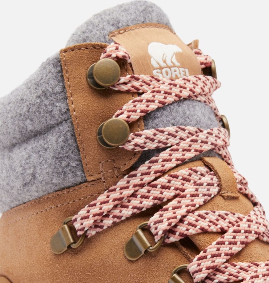 Sorel Switzerland Kinetic Breakthru Conquest Sneaker Boot Für Damen Tawny Buff-velvet Tan