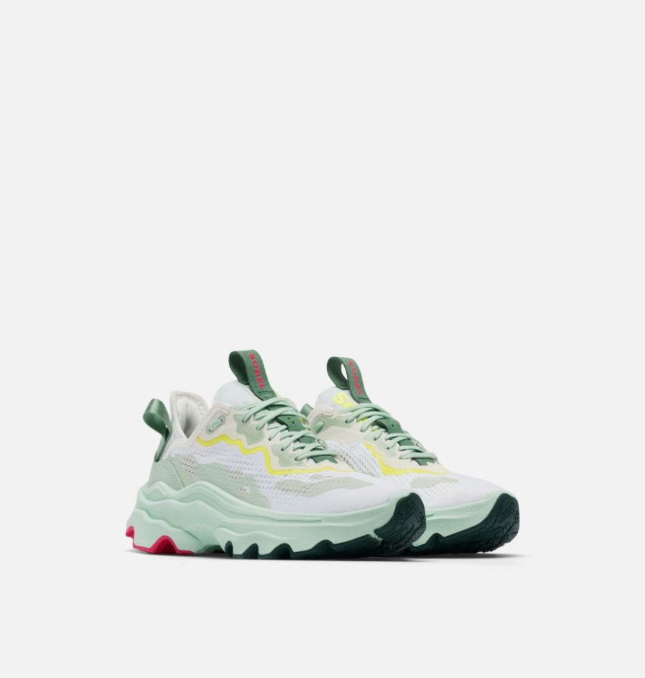 Sorel Switzerland Kinetic Breakthru Day Lace Sneaker Sea Salt-sea Sprite Für Damen