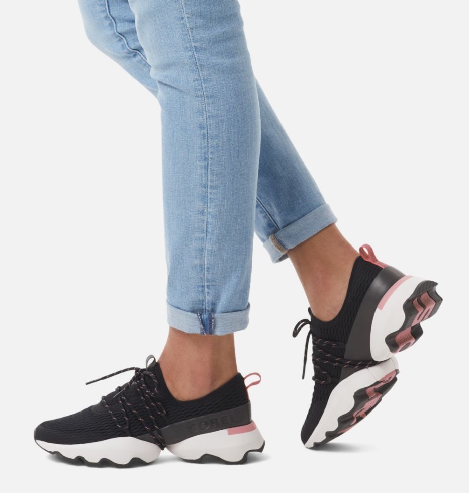 Sorel Switzerland Kinetic Impact Schnürsneaker Für Damen Schwarz-jet