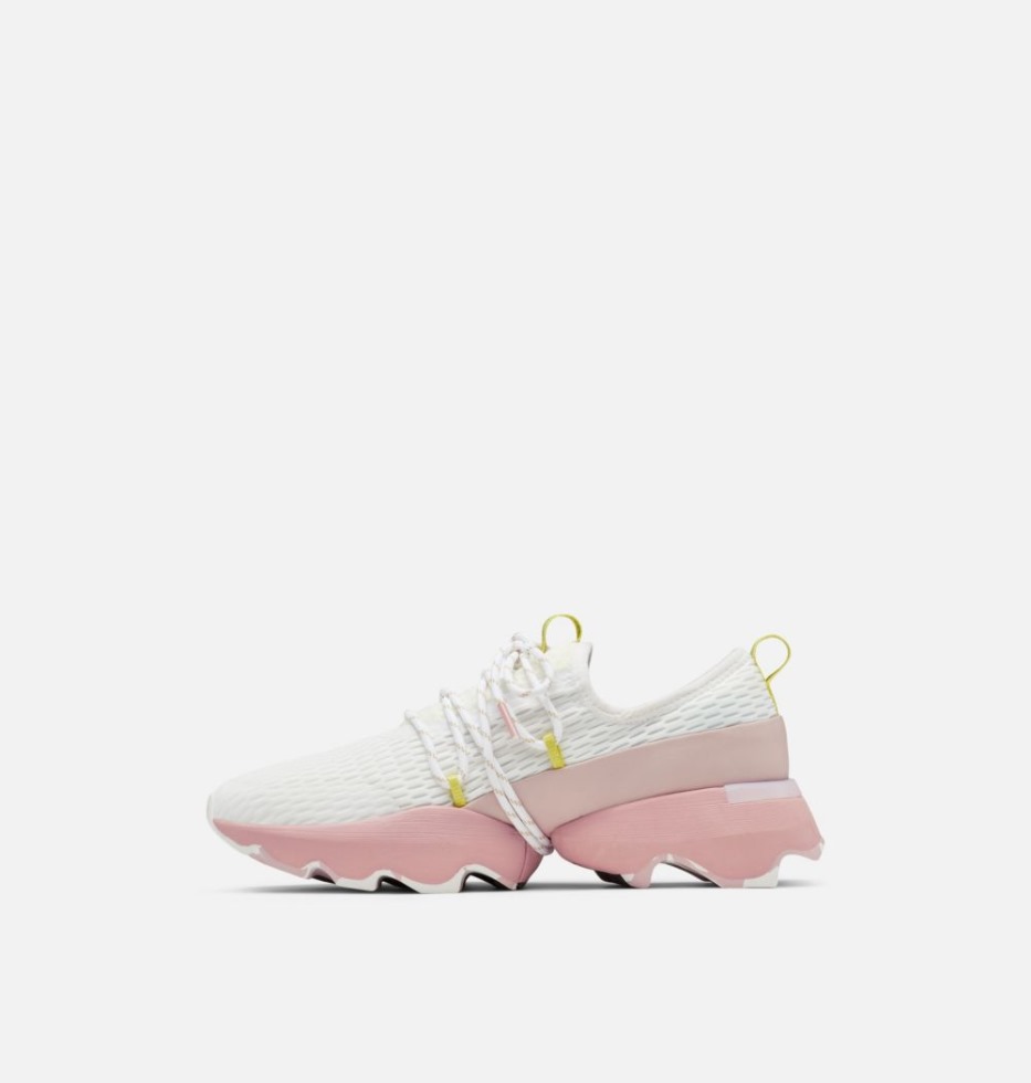 Sorel Switzerland Kinetic Impact Lace Sneaker White-eraser Pink Für Damen