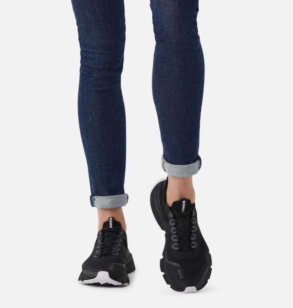 Sorel Schweiz Damen Kinetic Rush Ripstop Sneaker Schwarz