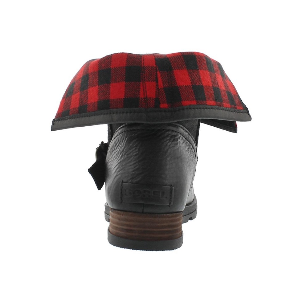 Sorel Switzerland Damen Major Moto Non Shell Boot Black Dark Fog