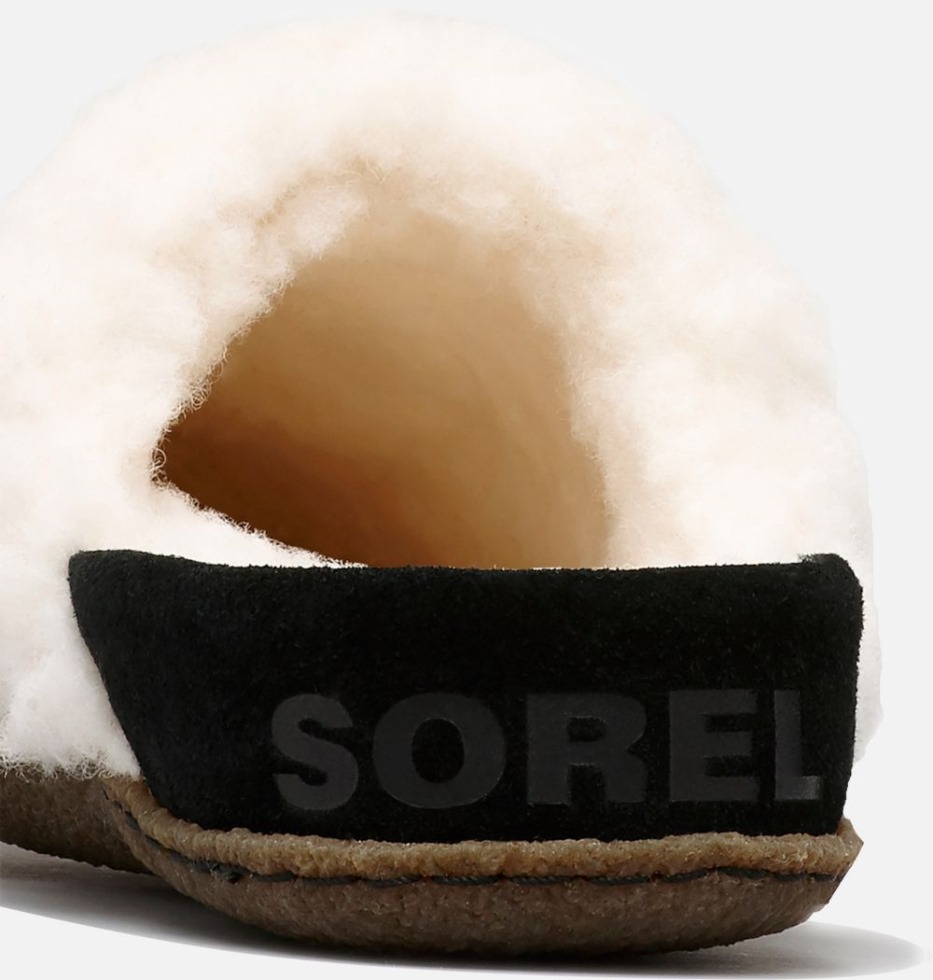 Sorel Switzerland Damen Nakiska Slide Ii Pantoffel Schwarz-natur