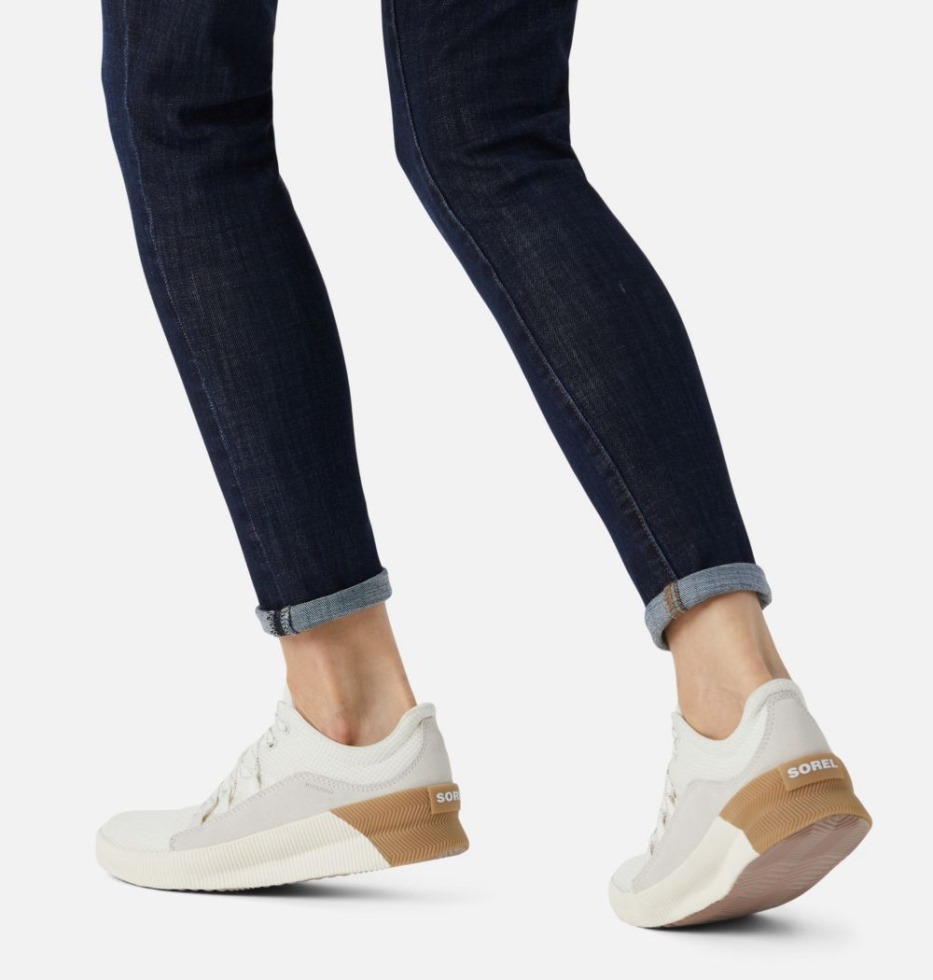 Sorel Schweiz Damen Out 'n About Plus Spitzensneaker Sea Salt