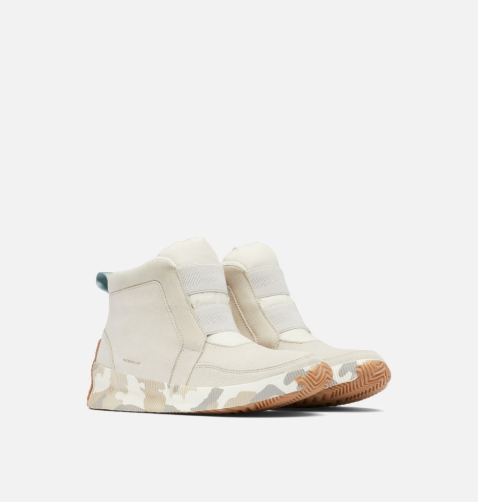 Sorel Schweiz Damen Out 'n About Plus Halbstiefel Dark Stone-sea Salt