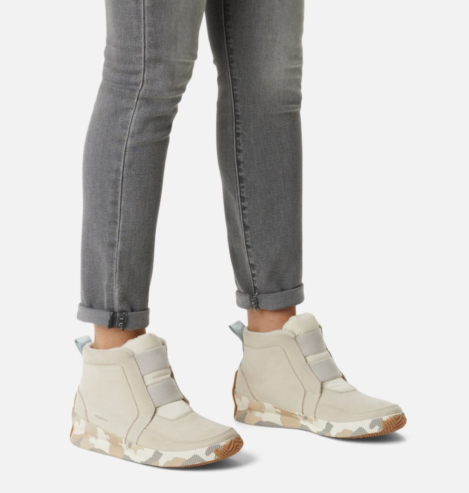 Sorel Schweiz Damen Out 'n About Plus Halbstiefel Dark Stone-sea Salt