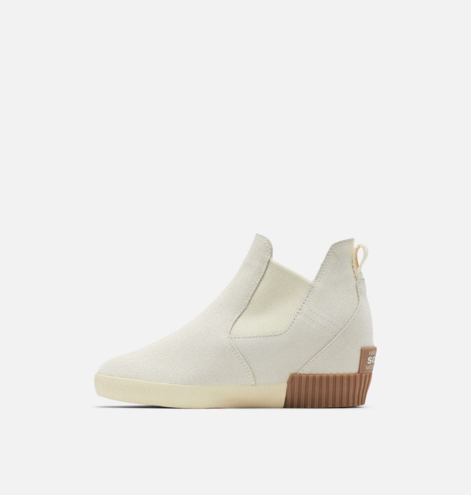 Sorel Schweiz Damen Out 'n About Slip-on Wedge Natural Tan-white