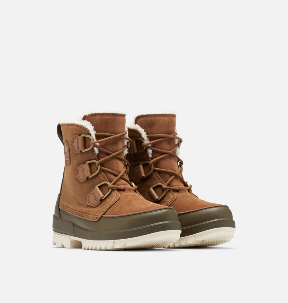 Sorel Switzerland Damen Tivoli Iv Boot Samt Tan-olive Green
