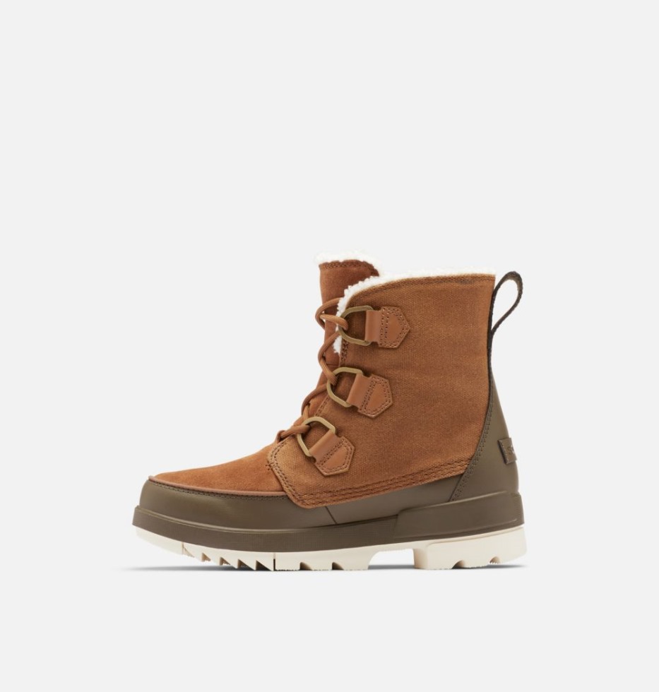 Sorel Switzerland Damen Tivoli Iv Boot Samt Tan-olive Green