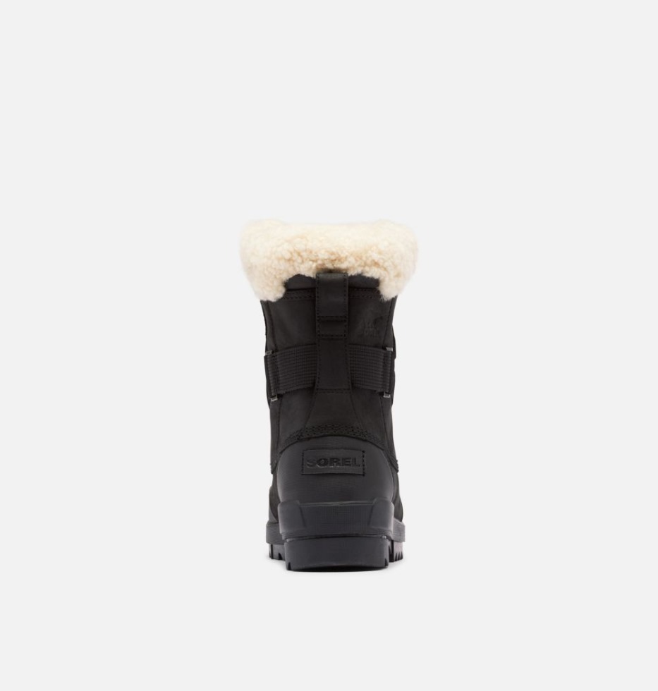 Sorel Switzerland Torino Ii Parc Shearling Wasserdichter Winterstiefel Schwarz-meersalz Für Damen