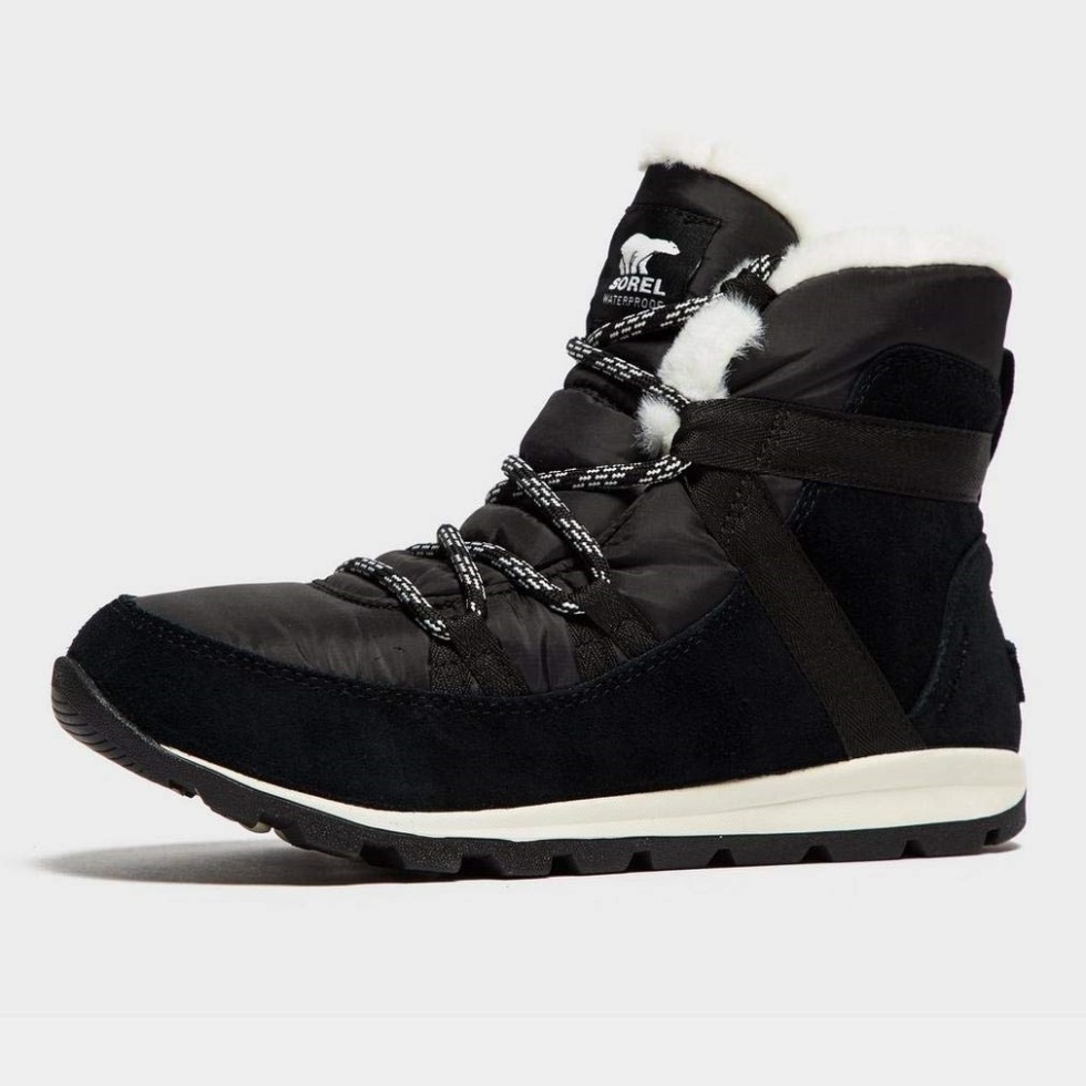 Sorel Switzerland Whitney Flurry Damen Wanderschuh Schwarz