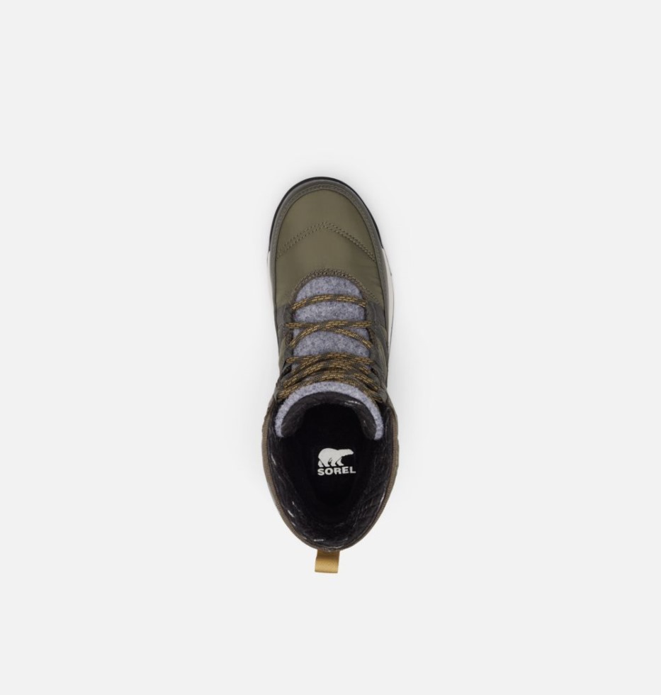 Sorel Switzerland Whitney Ii Kurzer Schnürstiefel Für Damen Steingrün-schwarz