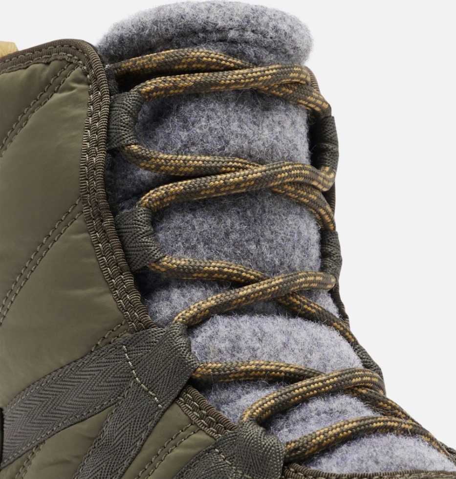 Sorel Switzerland Whitney Ii Kurzer Schnürstiefel Für Damen Steingrün-schwarz