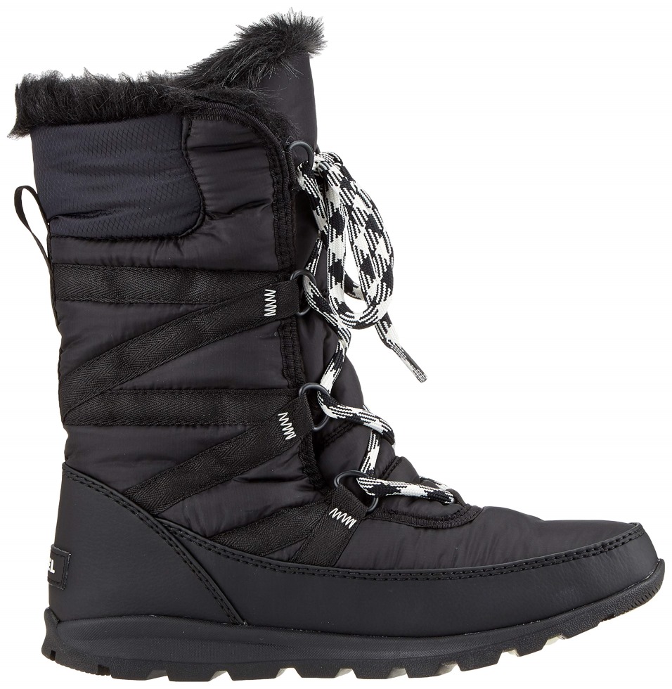 Sorel Switzerland Whitney Tall Lace Ii Damenstiefel Schwarz