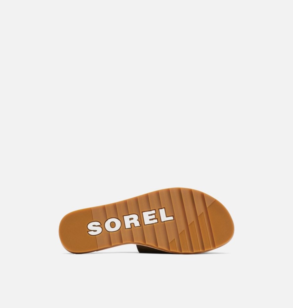 Sorel Switzerland Ella Ii Block Pantolette Damen Olivgrün