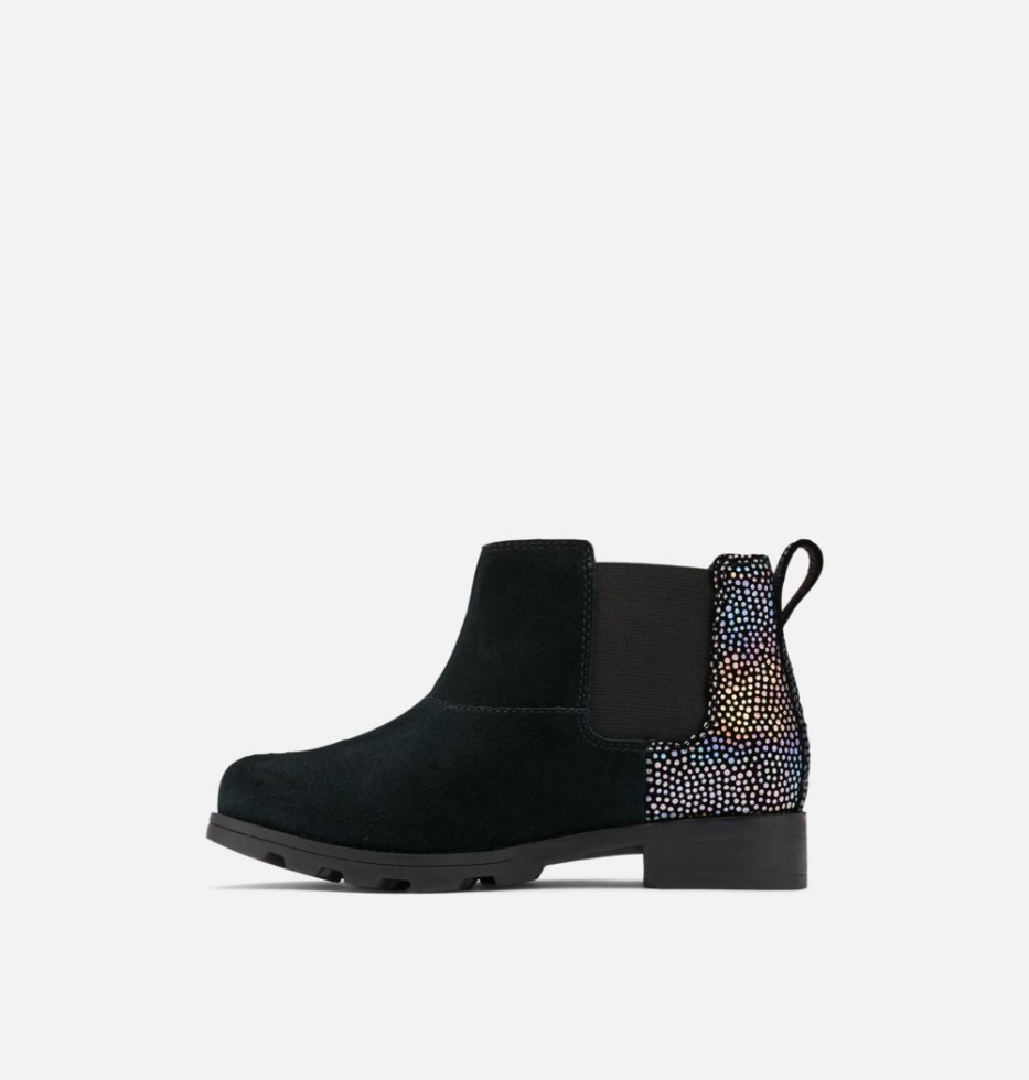 Sorel Schweiz Jugend Emelie Chelsea Bootie Black-sea Salt