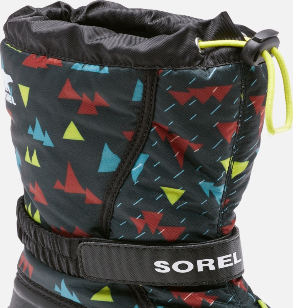 Sorel Switzerland Jugendstiefel Flurry Print Schwarz-schwarz