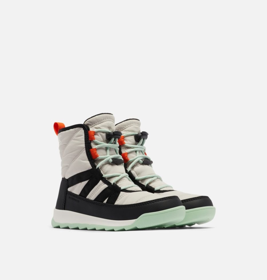 Sorel Schweiz Jugend Whitney Ii Kurzer Spitzenstiefel Moonstone-black