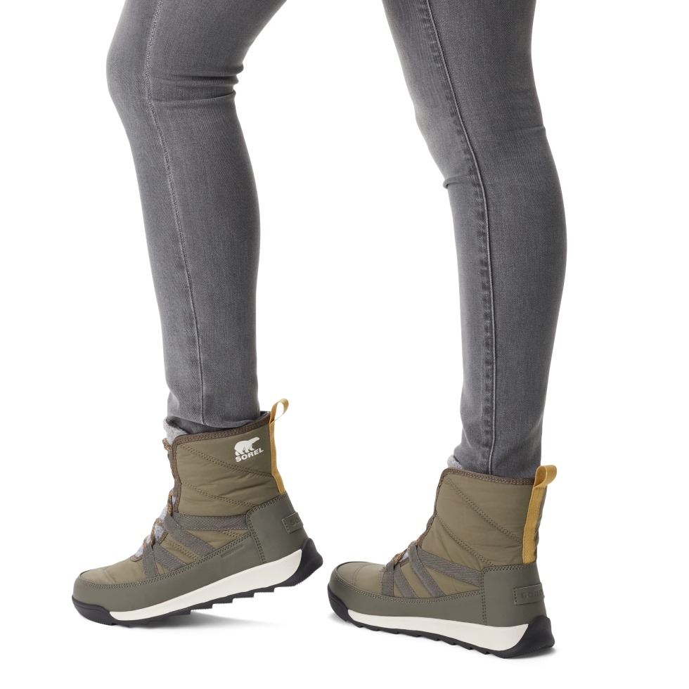 Steingrün Schwarz Sorel Schweiz Damen Whitney Ii Kurze Spitze Wp Schneestiefel