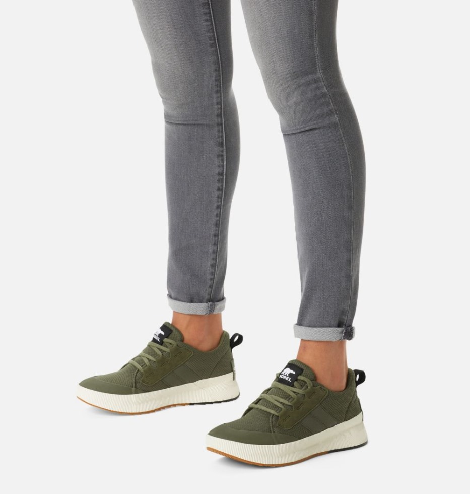 Stone Green-sea Salt Sorel Schweiz Damen Out N About Iii Low Sneaker