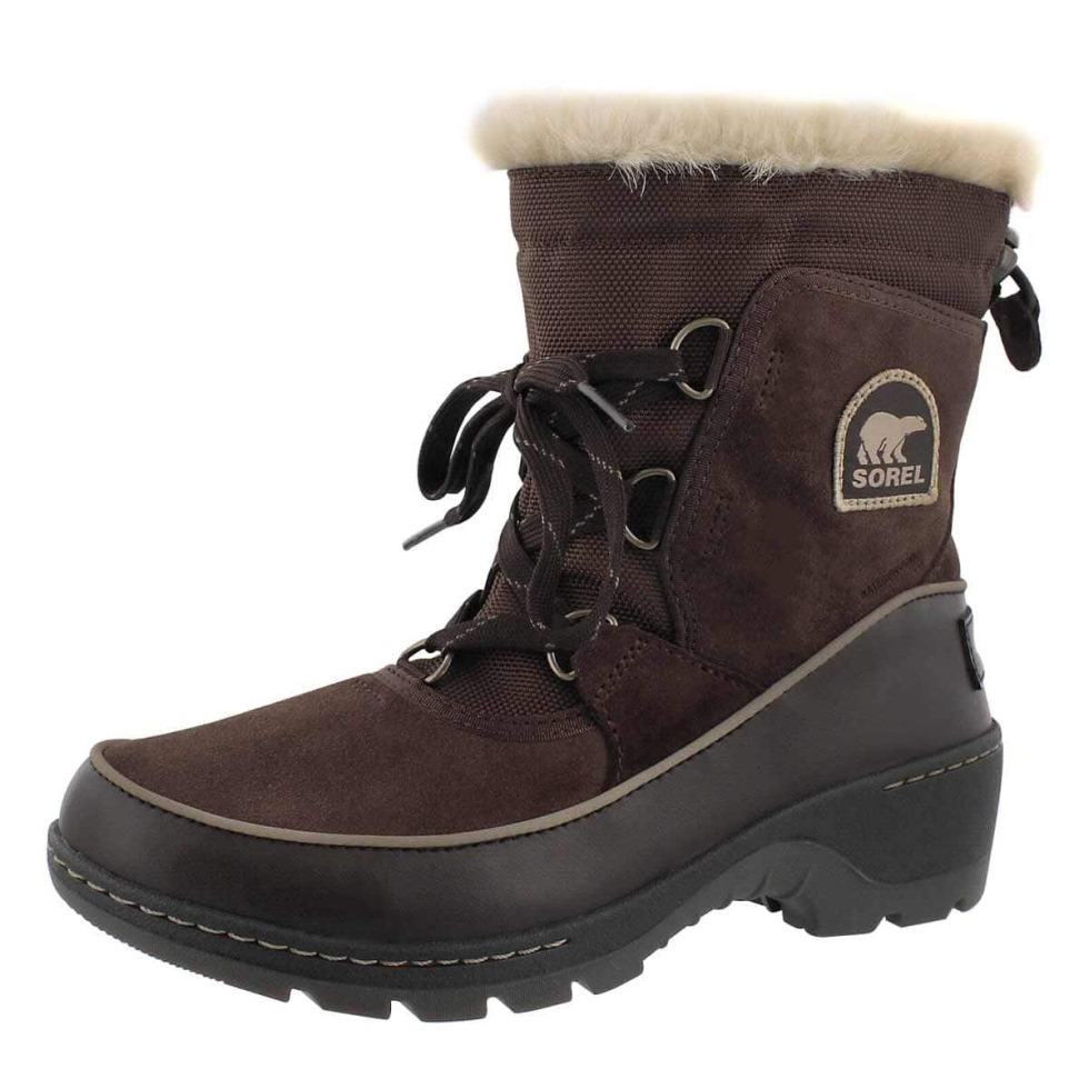 Tabak Flachs Damen Slimpack 1964 Schneestiefel Medium Sorel Schweiz