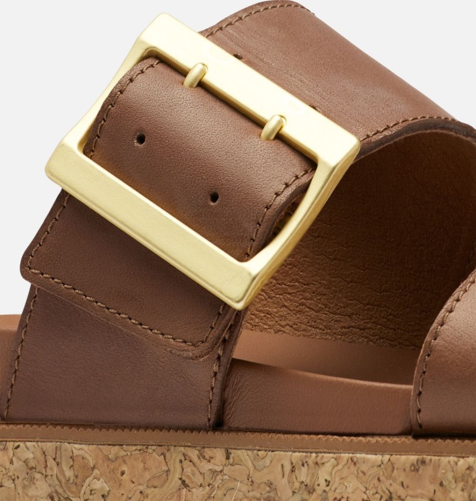 Velvet Tan-Gum 2 Sorel Schweiz Damen-Sandale Mit Roaming-Schnalle