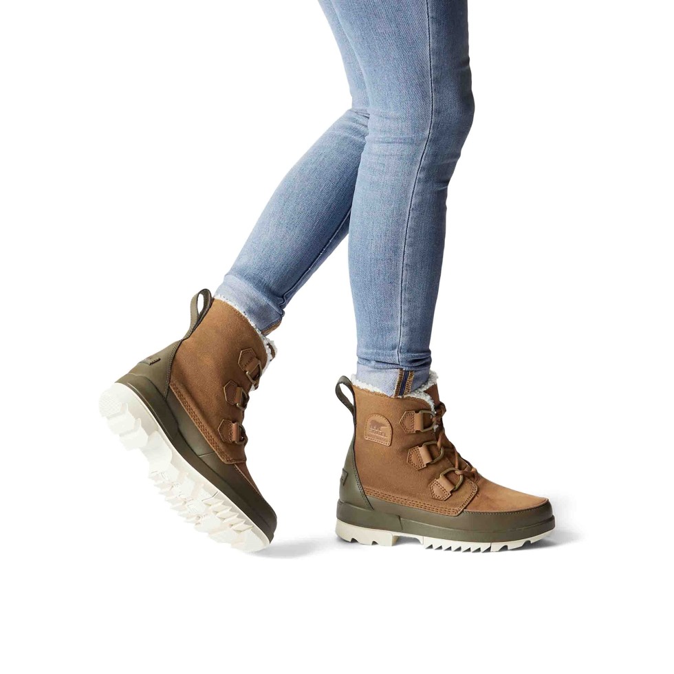 Samt Tan Olivgrün Damen Winterstiefel Torino Ii Wp Sorel Switzerland