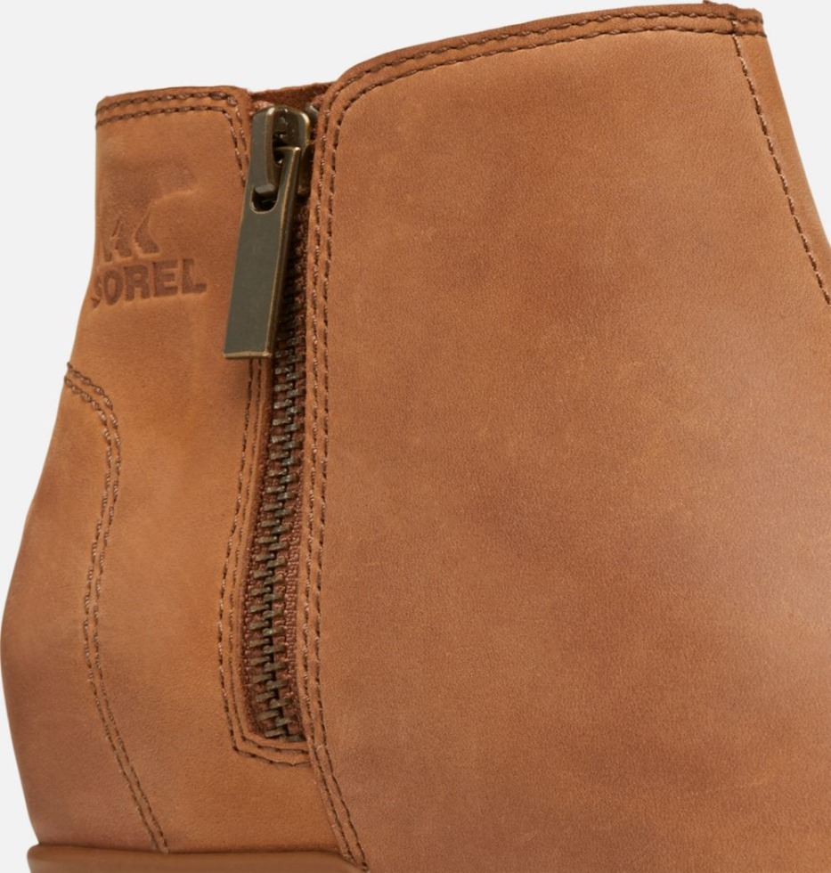 Samt Tan-meersalz Damen Evie Zip Wed Bootie Sorel Schweiz