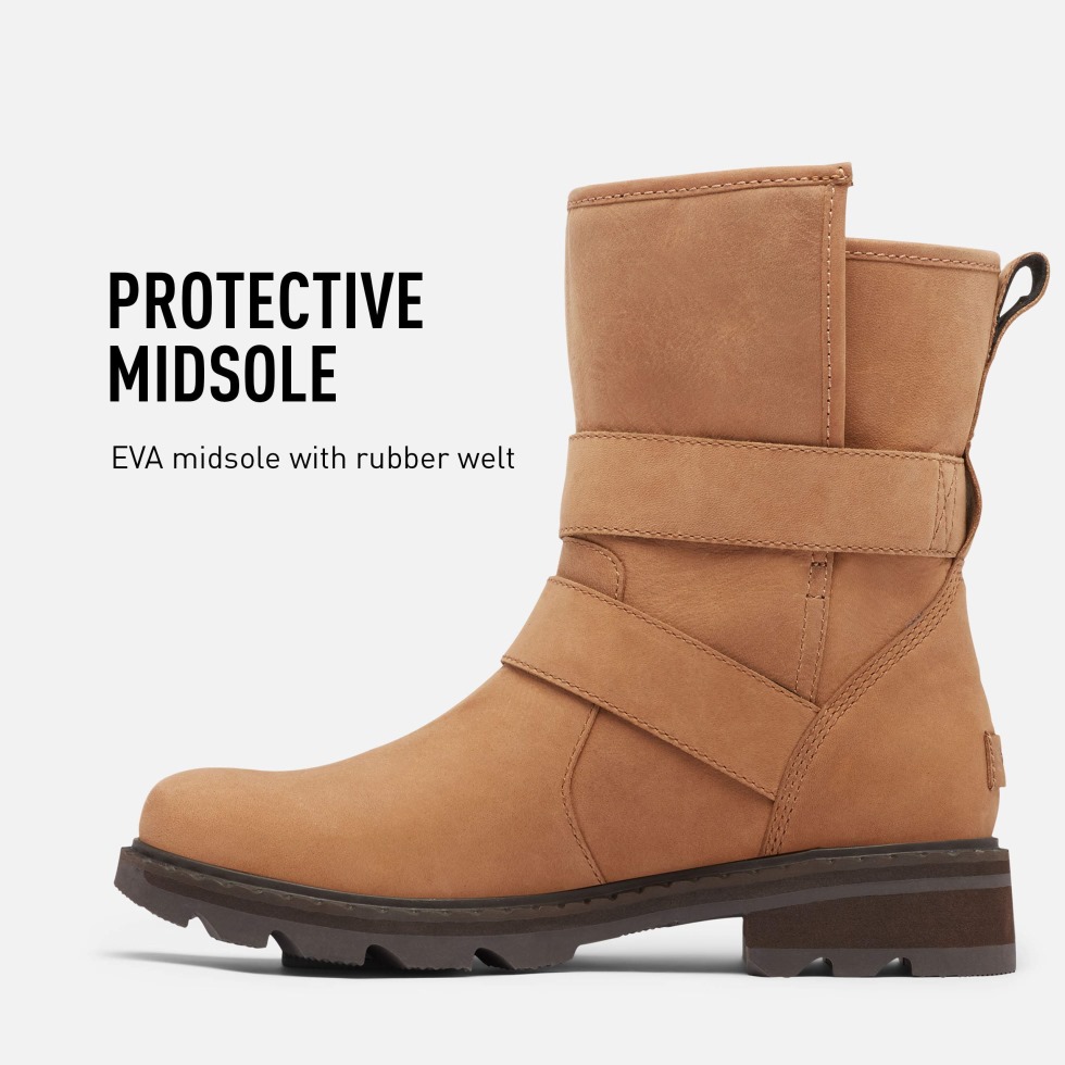 Samtbrauner Lennox Moto Cosy Boot Regenwasserdichter Sorel Schweiz Für Damen