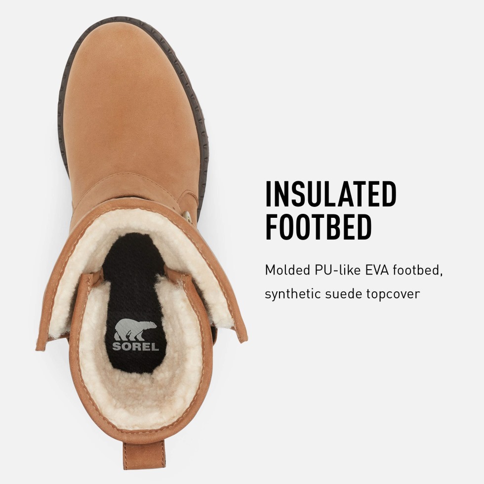 Samtbrauner Lennox Moto Cosy Boot Regenwasserdichter Sorel Schweiz Für Damen