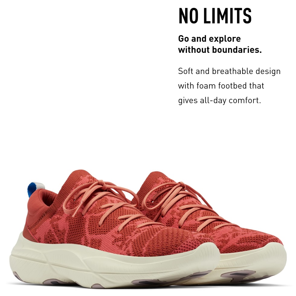 Warp Red Chalk Sorel Schweiz Damen Explorer Blitz Stride Schnürschuhe